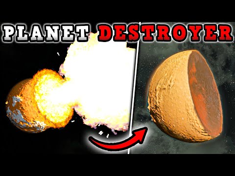 Building the MOST DESTRUCTIVE weapon in Space Engineers 💥