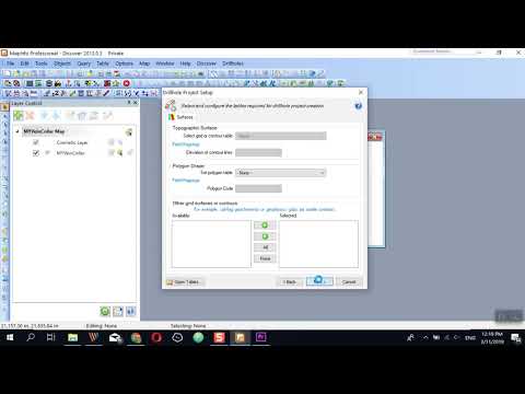 Create a New Drillhole Database on Mapinfo