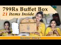 Inside Rs 799 Coal Barbecues Buffet Box 21 Items Inside This Box Hema S Diary