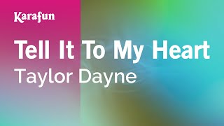 Karaoke Tell It To My Heart - Taylor Dayne *