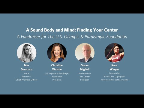 A Sound Body and Mind: A Fundraiser for the U.S. Olympic & Paralympic Foundation