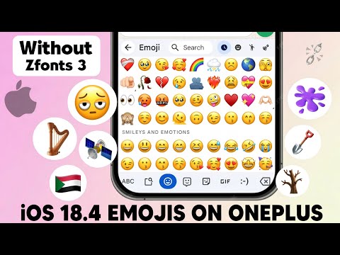 How To Get iOS 18.4 Emojis On OnePlus | iOS Emojis on Android | Without ZFont 3 🔥😱