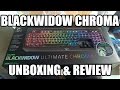 RAZER Blackwidow Ultimate Chroma Keyboard.