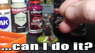 Can I Paint a Mystery Miniature With Only 4 Random Colors?