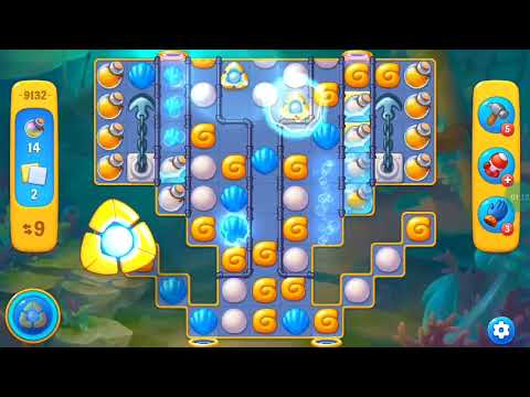 Fishdom Easy Level 9132 (with full seashell) @choraelmin
