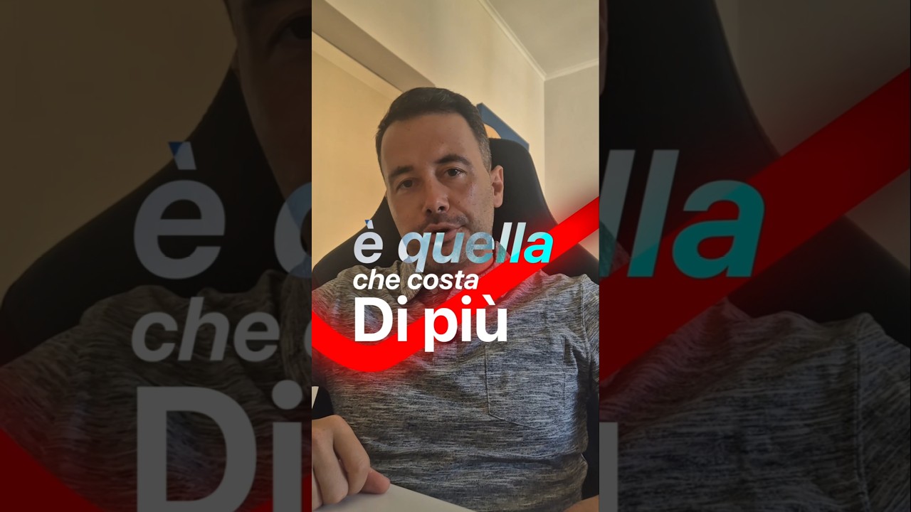 l'agenzia che costa poco è quella che ti costa di più