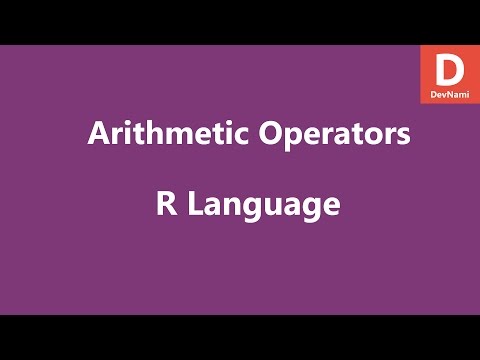 R Programming Arithmetic Operators