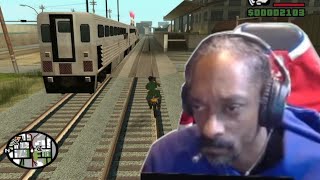 Snoop Dogg Tries Train Mission..