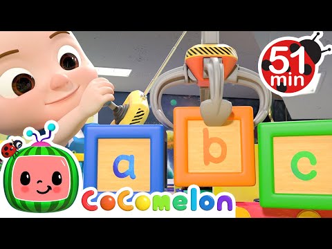 ABC Song with Building Blocks - CoComelon | Kids Cartoons & Nursery Rhymes | Moonbug Kids