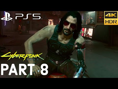 CYBERPUNK 2077 (PS5) Walkthrough Gameplay 4K HDR [PART 8] - No Commentary