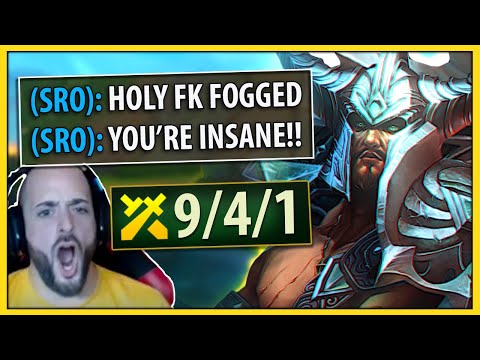 SoloRenektonOnly Meets My Rank 1 Tryndamere (Flawless 1v5)