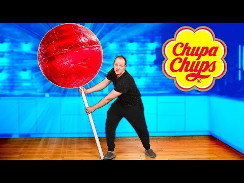 Giant Chupa Chups | How to Make the World's Largest DIY Chupa Chups by VANZAI