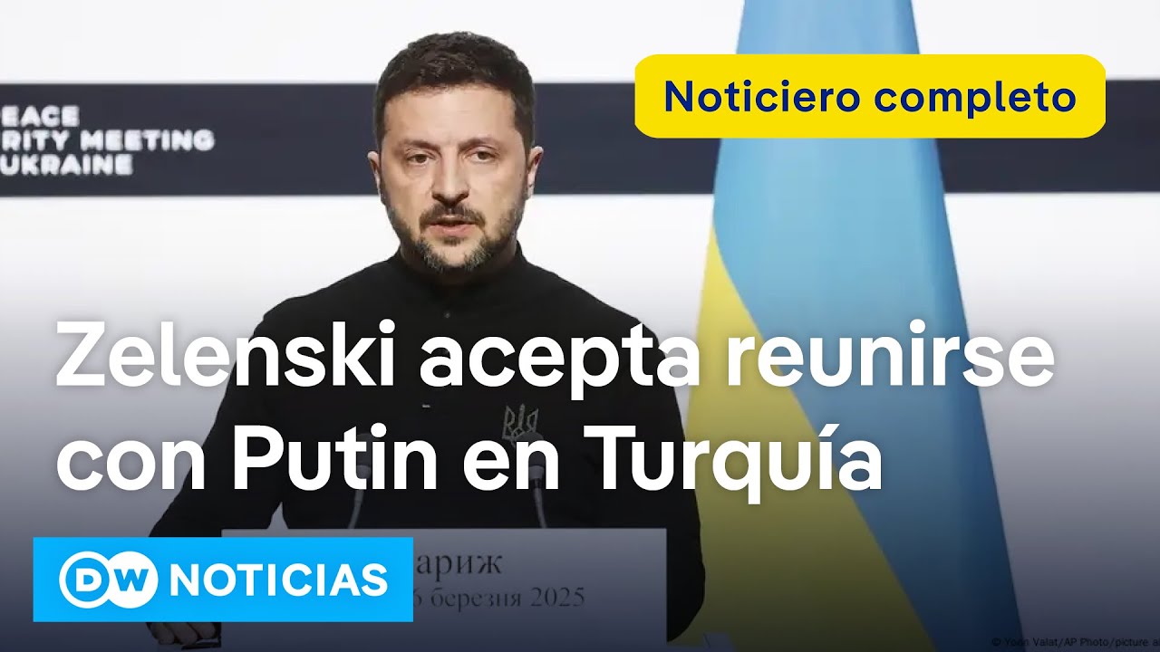 🔴 DW Noticias 11 de mayo: Zelenski pide a Putin un alto el fuego para poder negociar el 15 de mayo