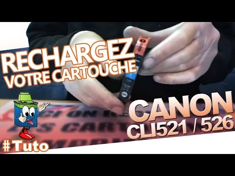 comment remplir une cartouche d'encre canon mg5250