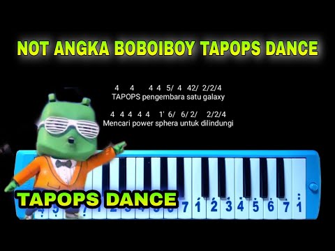 Not Angka Tapops Dance Boboiboy