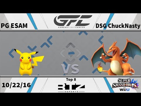 GFC - Top 8 Losers - PG ESAM (Pikachu) vs DSG ChuckNasty (Charizard) - Wii U