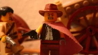 Lego Epic Rap Battle of History Clint Eastwood vs Bruce Lee