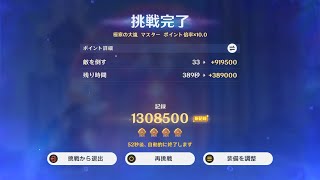 【原神】 絶境挑戦 極寒の大嵐 マスターノーダメージ攻略