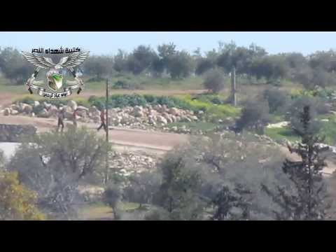 استهداف عناصر لقوات النظام في وادي الضيف بواسطة قناصة من قبل لواء عباد الرحمن