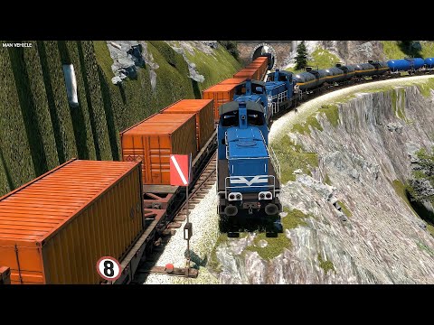 Derails and Blasts | Crash Compilation - Derail Valley 🔥 Part-15