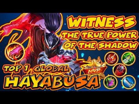 "True power of the shadow" TOP 1 GLOBAL HAYABUSA ~  Lexi BARBIE Gameplay || Mobile Legends