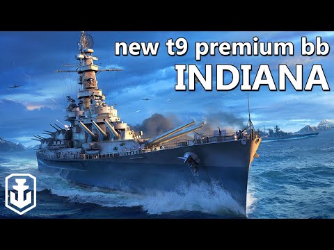 New Tier 9 BB Indiana Surprised Me (World of Warships)