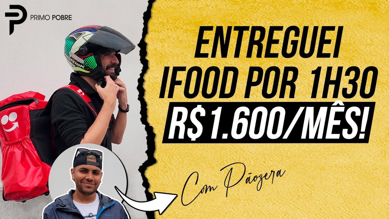 QUANTO EU GANHO fazendo IFOOD? (Melhor que CLT)