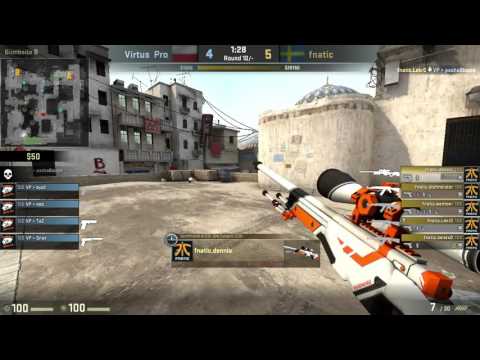 fnatic.dennis vs Virtus.pro vs fnatic | dust2 - ESL Pro League Season 4 - Europe