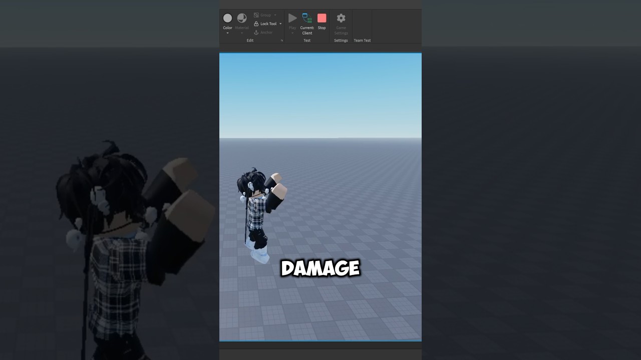 How to make fall damage in roblox studio tutorial #robloxstudiotutorial #robloxstudiotutorials