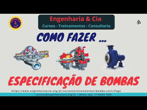 Especificação de Bombas Centrifugas | Bombas Centrífugas | Selo Mecânico