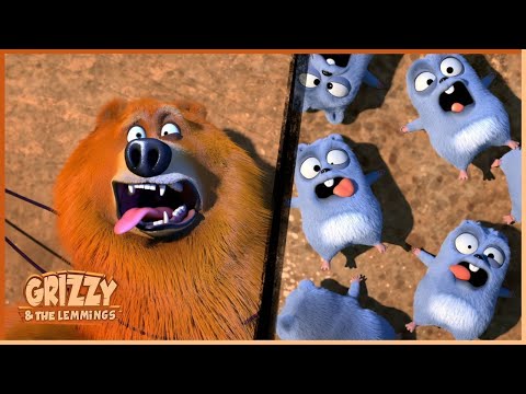 Endless Chase 💨 Grizzy & the lemmings | 25' Compilation | 🐻🐹 Cartoon for Kids