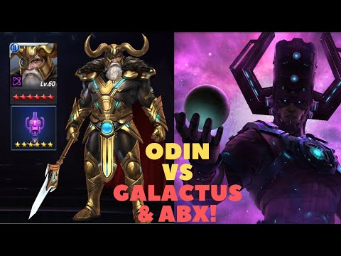 LV. 60 ODIN (All-Father) Vs GALACTUS GBR & Universal Hero ABX 3.2M [Rage CTP] - Marvel Future Fight