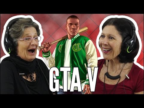 IDOSOS REAGEM A GAMES: GTA V