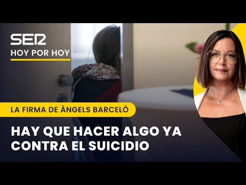 Àngels Barceló: "El suicidio no puede convertirse en una alternativa aceptable"