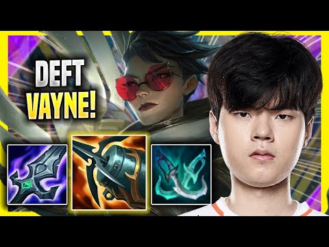 DEFT IS A BEAST WITH VAYNE! - DRX Deft Plays Vayne ADC vs Ezreal! | Season 2022