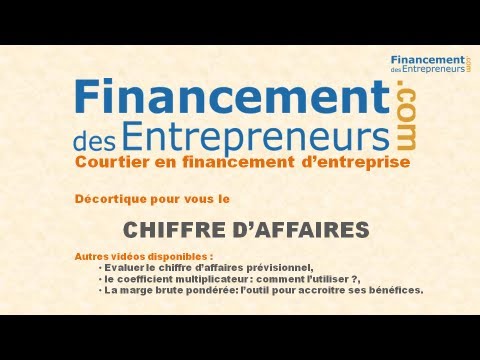 comment trouver le chiffre d'affaire d'une entreprise