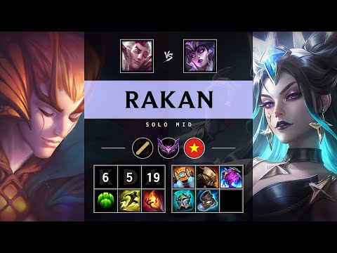 Rakan Mid vs Syndra - VN Master Patch 25.18
