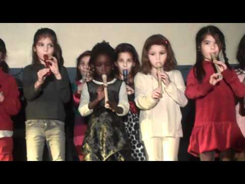 2nd grade - wijdan during a music show with her class 2010