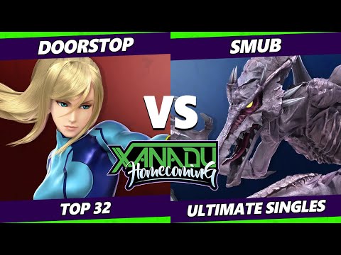Xanadu Homecoming Top 32 - Doorstop (ZSS) Vs. smub (Ridley) Smash Ultimate - SSBU