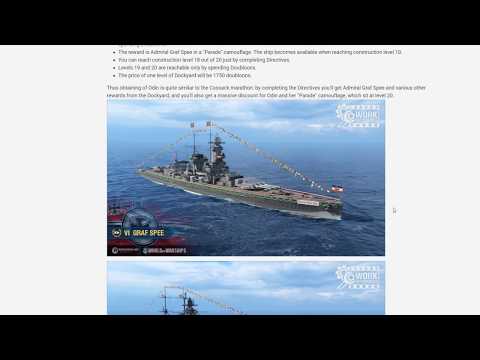World of Warships - ODIN in DOCKYARD + ALL missions