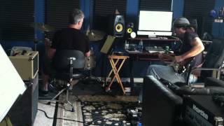 Chris Nix and Tom Hurst working up a new Power Triplets tune