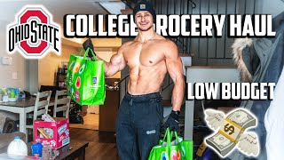 COLLEGE BUDGET GROCERY HAUL AT ALDI!! Groceries on 4000 Cals Per Day