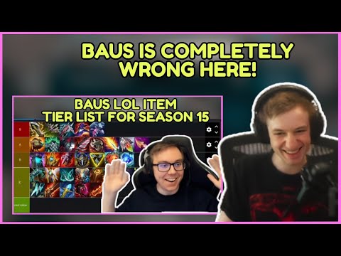 Nemesis Take On Baus Item Tier List For Season 15