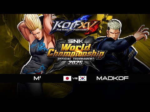 KOF XV 🇯🇵 SANWA M' vs MADKOF 🇰🇷 | SNK World Championship 2025 | THE KING OF FIGHTERS XV #SWC2025