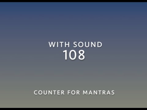 108 mantra counter with sound of bell