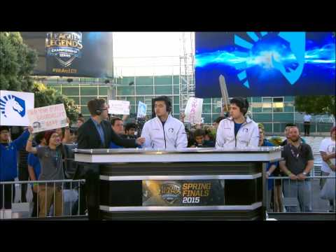 Interview with TL Xpecial and Dominate after winning vs Team Impulse - 2015 NA LCS 3rd place match