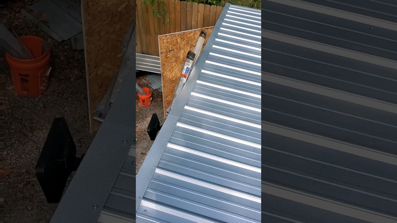 Metal Roofing Flashing Trim. Tips and Tricks #nashvilleroofingrepair