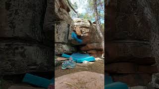 Video thumbnail of Falafel, 7a+. Albarracín