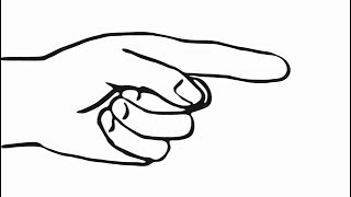 How to Draw a Pointing Hand - How to Draw the Finger Pointing (Step by Step)