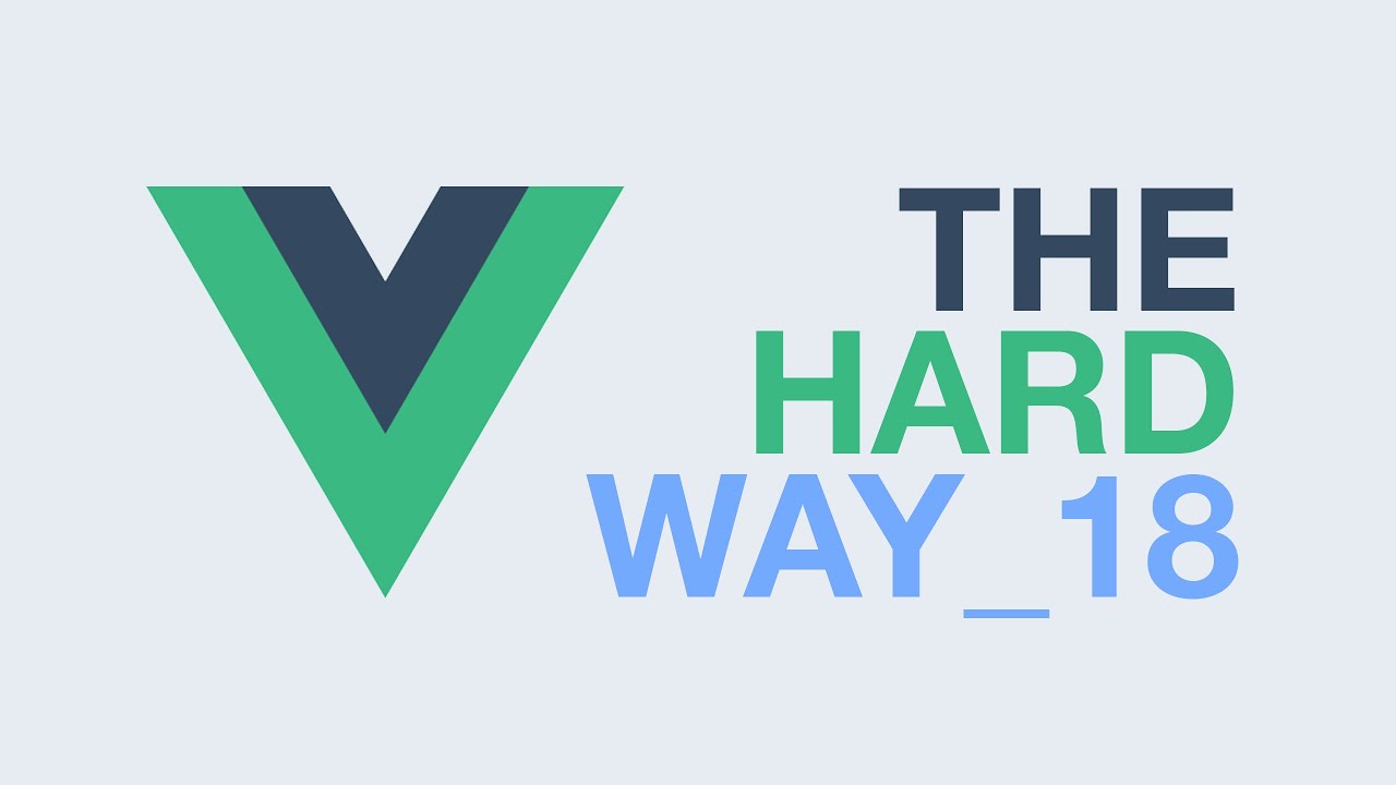 Todo App in Vue.js – The Hard Way (Ep18)
